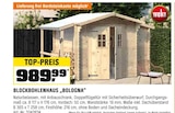 Blockbohlenhaus „Bologna“ von Weka im aktuellen OBI Prospekt für 989,99 €