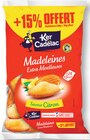 Madeleines extra moelleuses citron - Ker Cadelac en promo à 3,69 € chez Intermarché Super Madeleines extra moelleuses citron - Ker Cadelac dans le catalogue Intermarché Super