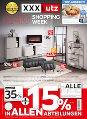 Aktueller XXXLutz Möbelhäuser Prospekt mit Badmöbel, "RED SHOPPING WEEK", Seite 1