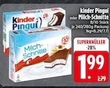 kinder Pingui oder Milch-Schnitte von Kinder im aktuellen EDEKA Prospekt für 1,99 €