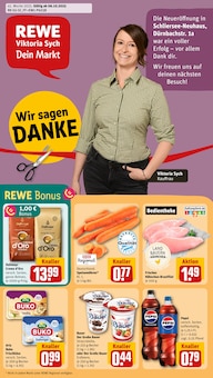 REWE Prospekt Dein Markt mit 16 Seiten