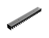 Caniveau polypropylène avec grille passerelle - L. 1 m x 12 cm x H92 mm à Brico Dépôt dans Saint-André-de-Boëge Caniveau polypropylène avec grille passerelle - L. 1 m x 12 cm x H92 mm à Brico Dépôt dans Saint-André-de-Boëge