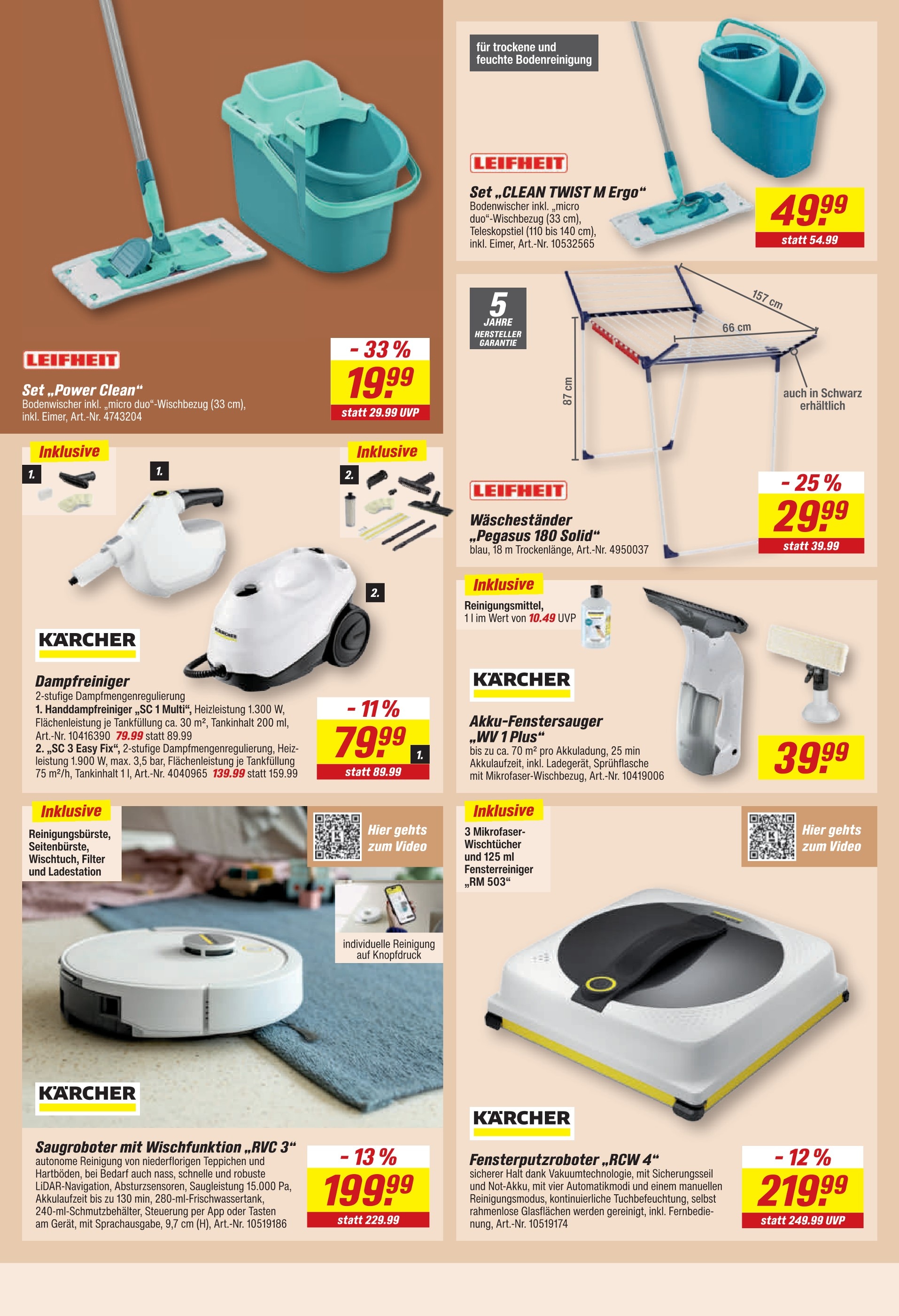 Rossmann Dampfreiniger: Angebote & Preise im Prospekt vergleichen!