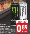 Energy Drink Angebote von Monster bei EDEKA Marl für 0,89 €