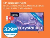 Aktuelles GU43U8099FUXZG Angebot bei V-Markt in Augsburg ab 329,00 €