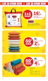 Promos Lit dans le catalogue "LES 20 JOURS PLUS" de Hyper U Lit en promo dans le catalogue Hyper U à la page 42
