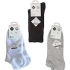 SUR TOUS LES LOTS DE 4 CHAUSSETTES UNIES HOMME - TEX - Carrefour à Roubaix SUR TOUS LES LOTS DE 4 CHAUSSETTES UNIES HOMME - TEX en promo chez Carrefour Roubaix