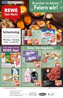 Aktueller REWE Prospekt für Duisburg mit  Seiten