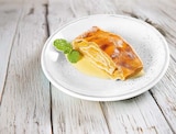 Apfelstrudel mit Vanillesauce im aktuellen porta Möbel Prospekt