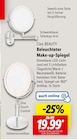 Beleuchteter Make-up-Spiegel im Angebot bei Lidl in Heidelberg Beleuchteter Make-up-Spiegel Angebote von Cien BEAUTY bei Lidl Heidelberg für 19,99 €