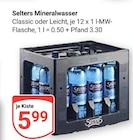 Aktuelle Mineralwasser Angebote bei GLOBUS in Mannheim Aktuelles Mineralwasser Classic Angebot bei GLOBUS in Mannheim ab 5,99 €