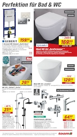 WC im toom Baumarkt Prospekt in Rheda-Wiedenbrück Aktueller toom Baumarkt Prospekt mit WC, "Respekt, wer's selber macht.", Seite 23