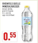 Mineralwasser Angebote von Rheinfels Quelle bei Marktkauf Rheda-Wiedenbrück für 0,55 €