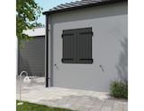 Promo Volet battant manuel 2 panneaux aluminium gris 115 x 100 cm à 185,00 € dans le catalogue Brico Dépôt à Geispolsheim