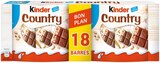Kinder country en promo chez Lidl Kinder country dans le catalogue Lidl