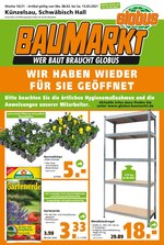 Globus-Baumarkt Prospekt für Mönchshof mit 20 Seiten Globus-Baumarkt Prospekt für Mönchshof: "WER BAUT BRAUCHT GLOBUS", 20 Seiten, 07.03.2021 - 13.03.2021