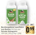 Rahm zum Kochen im Angebot bei E center in Heilbronn Rahm zum Kochen Angebote von Berchtesgadener Land bei E center Heilbronn für 0,99 €