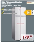 Aktuelle Kühlschrank Angebote bei POCO in Kempten (Allgäu) Aktuelles Kühl-/Gefrierkombination KGK 145-206 ESI Angebot bei POCO in Kempten (Allgäu) ab 179,99 €