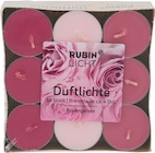 Duftteelichte Rosengarten von Rubin Licht im aktuellen Rossmann Prospekt