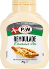 Senf, Remoulade oder Gurken Relish von P&W für 1,39 € bei Netto mit dem Scottie im Angebot Senf, Remoulade oder Gurken Relish von P&W im aktuellen Netto mit dem Scottie Prospekt