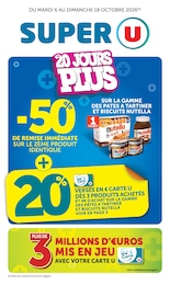 Catalogue Super U à Moncontour, avec 44 pages Prospectus Super U à Moncontour: "LES 20 JOURS PLUS", 44} pages, 06/10/2026 - 18/10/2026