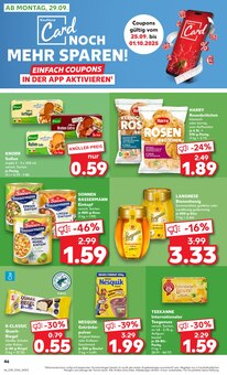 Eis im Kaufland Prospekt "Hier bin ich richtig" mit 60 Seiten (Rostock)