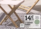 LE TABOURET BAMBOU - atmosphera en promo chez Centrakor Montpellier à 14,99 €