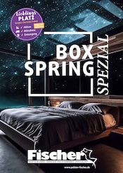 Aktueller Polstermöbel Fischer Bad Reichenhall Prospekt "BOXSPRING SPEZIAL" mit 11 Seiten