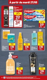 Prix et réduction Shampooing dans le prospectus Aldi en cours Offre Shampooing dans le catalogue Aldi du moment à la page 22