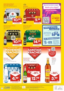 Warsteiner im Netto Marken-Discount Prospekt "DER ORT, AN DEM DU IMMER AUSGEZEICHNETE PREISE FINDEST." mit 2 Seiten (Brandenburg (Havel))