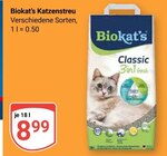 Katzenstreu im Angebot bei GLOBUS in Erlangen Katzenstreu Angebote von Biokat's bei GLOBUS Erlangen für 8,99 €