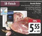 Kasseler Nacken bei EDEKA im Gelenau Prospekt für 5,55 €