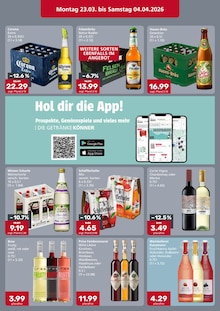 Saft im Getränke König Prospekt "DIE GETRÄNKEKÖNNER" mit 4 Seiten (Ingolstadt)