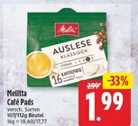 Café Pads im Angebot bei WEZ in Herford Café Pads Angebote von Melitta bei WEZ Herford für 1,99 €