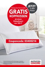 Matratzen Concord Prospekt für Dortmund mit 1 Seiten Matratzen Concord Prospekt für Dortmund: "Gratis Kopfkissen ab einem Einkaufswert von 100€!", 1 Seiten, 09.10.2020 - 24.10.2020