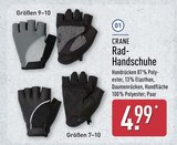 Rad-Handschuhe Angebote von CRANE bei ALDI Nord Gelsenkirchen für 4,99 €