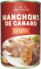 Manchons de Canard Confits - LES LÉGENDAIRES en promo à 4,99 € chez Aldi Manchons de Canard Confits - LES LÉGENDAIRES dans le catalogue Aldi