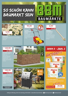 Aktueller BBM Baumarkt Prospekt "So schön kann Baumarkt sein!" Seite 1 von 16 Seiten für Ganderkesee
