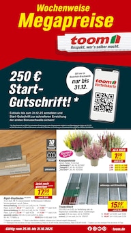 toom Baumarkt Prospekt der Woche "Respekt, wer's selber macht." Seite 1, 25.10.2025 bis 31.10.2025 für Bielefeld Aktueller toom Baumarkt Prospekt "Respekt, wer's selber macht." Seite 1 von 18 Seiten für Bielefeld