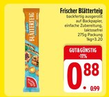 Frischer Blätterteig von Gut & Günstig im aktuellen EDEKA Prospekt für 0,88 €