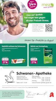 Aktueller mea - meine apotheke Prospekt für Gießen und Ungebung, Seiten zum blättern mea - meine apotheke Prospekt Unsere August-Angebote mit Seiten in Gießen und Umgebung