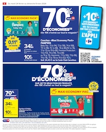 Offre Couches dans le catalogue Carrefour Market du moment à la page 8