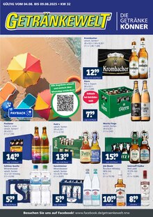 Cola im Getränkewelt Prospekt "DIE GETRÄNKEKÖNNER" mit 4 Seiten (Velbert)