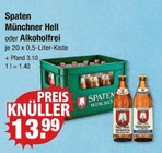 Münchner Hell oder Alkoholfrei im V-Markt Prospekt zum Preis von 13,99 €