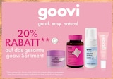 Hautpflegeprodukte im Müller Prospekt 20% Rabatt von goovi im aktuellen Müller Prospekt