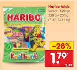 Haribo Minis im Angebot bei Netto Marken-Discount in Neubrandenburg Haribo Minis Angebote bei Netto Marken-Discount Neubrandenburg für 1,79 €