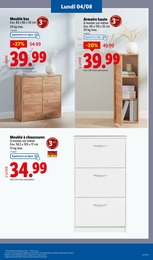 Prix et réduction Meuble Bureau dans le prospectus Lidl en cours Offre Meuble Bureau dans le catalogue Lidl du moment à la page 9