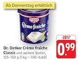 Crème fraîche Classic Angebote von Dr. Oetker bei EDEKA Maintal für 0,99 €