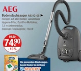 Bodenstaubsauger im V-Markt Prospekt Bodenstaubsauger von AEG im aktuellen V-Markt Prospekt für 74,90 €