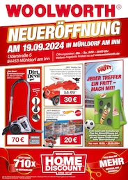 Woolworth Prospekt "NEUERÖFFNUNG IN MÜHLDORF!" für Garching, 12 Seiten, 19.09.2024 - 19.09.2024